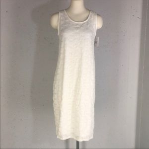 White Lace Maternity Dress